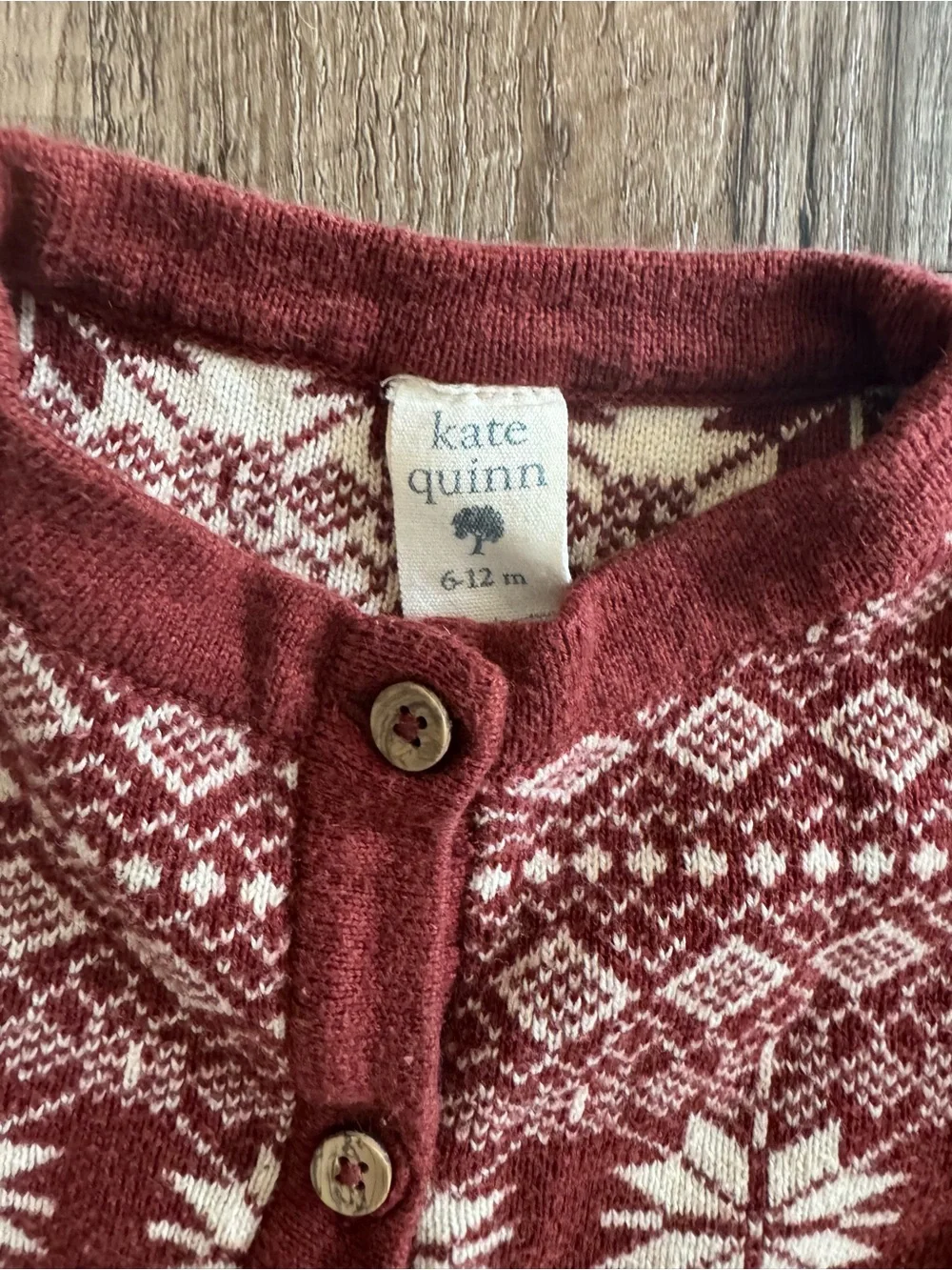 Kate Quinn Winter Snowflake Knit One-Piece